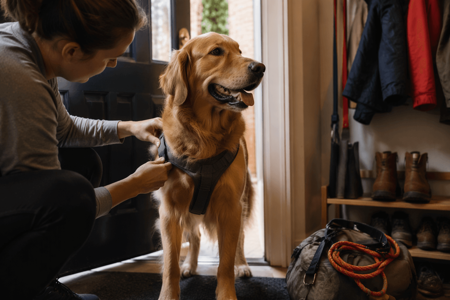 Walk safety guide urges better gear for energetic dogs