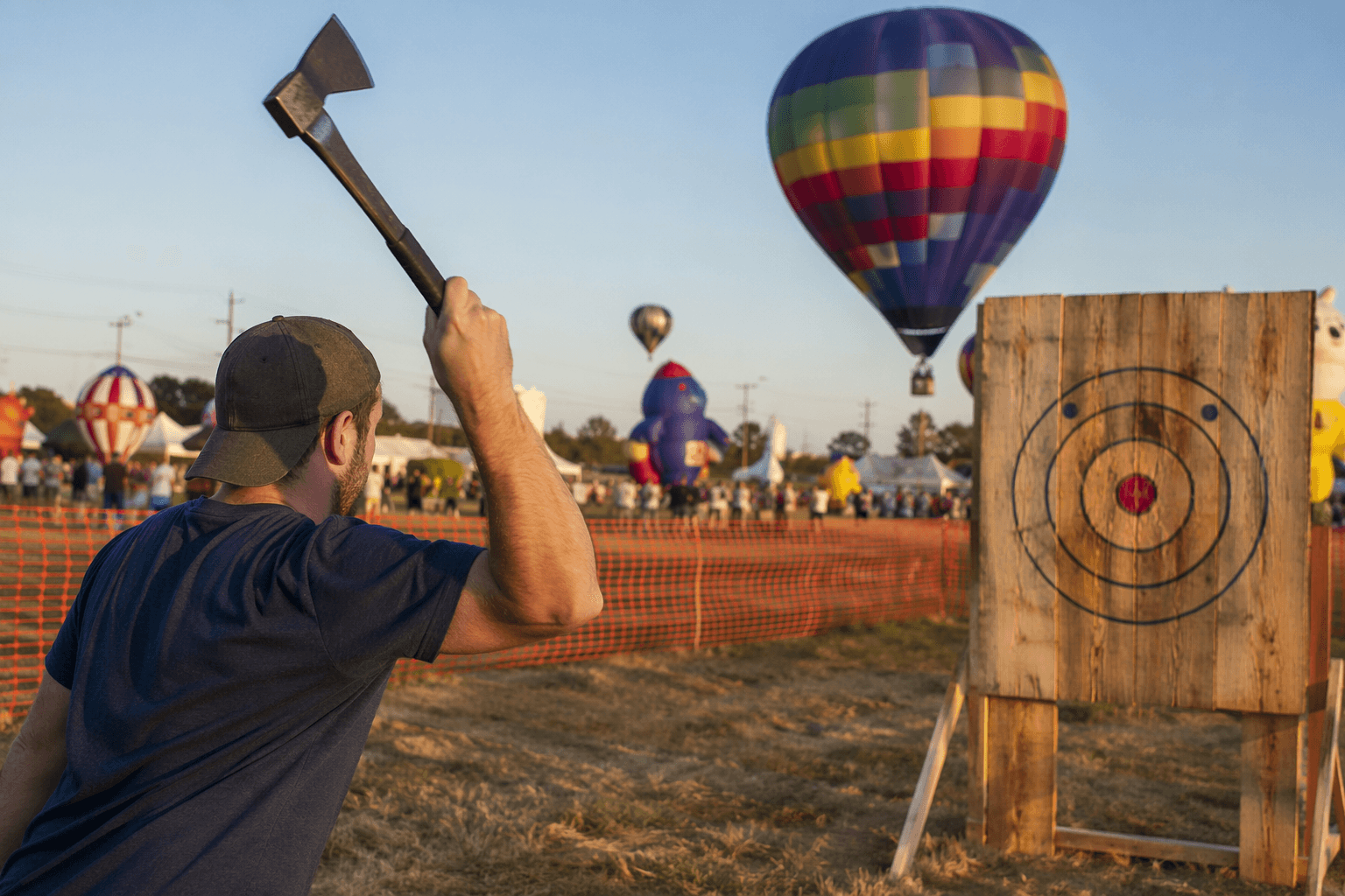 Axe throwing lands in Delta’s 4th of July balloon festival lineup