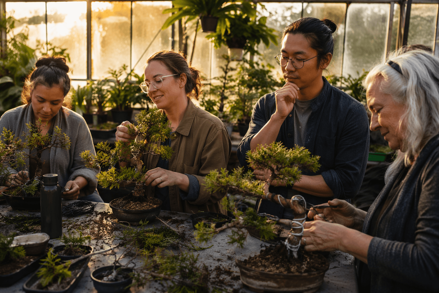 Providence workshop teaches bonsai basics, lets beginners take home trees