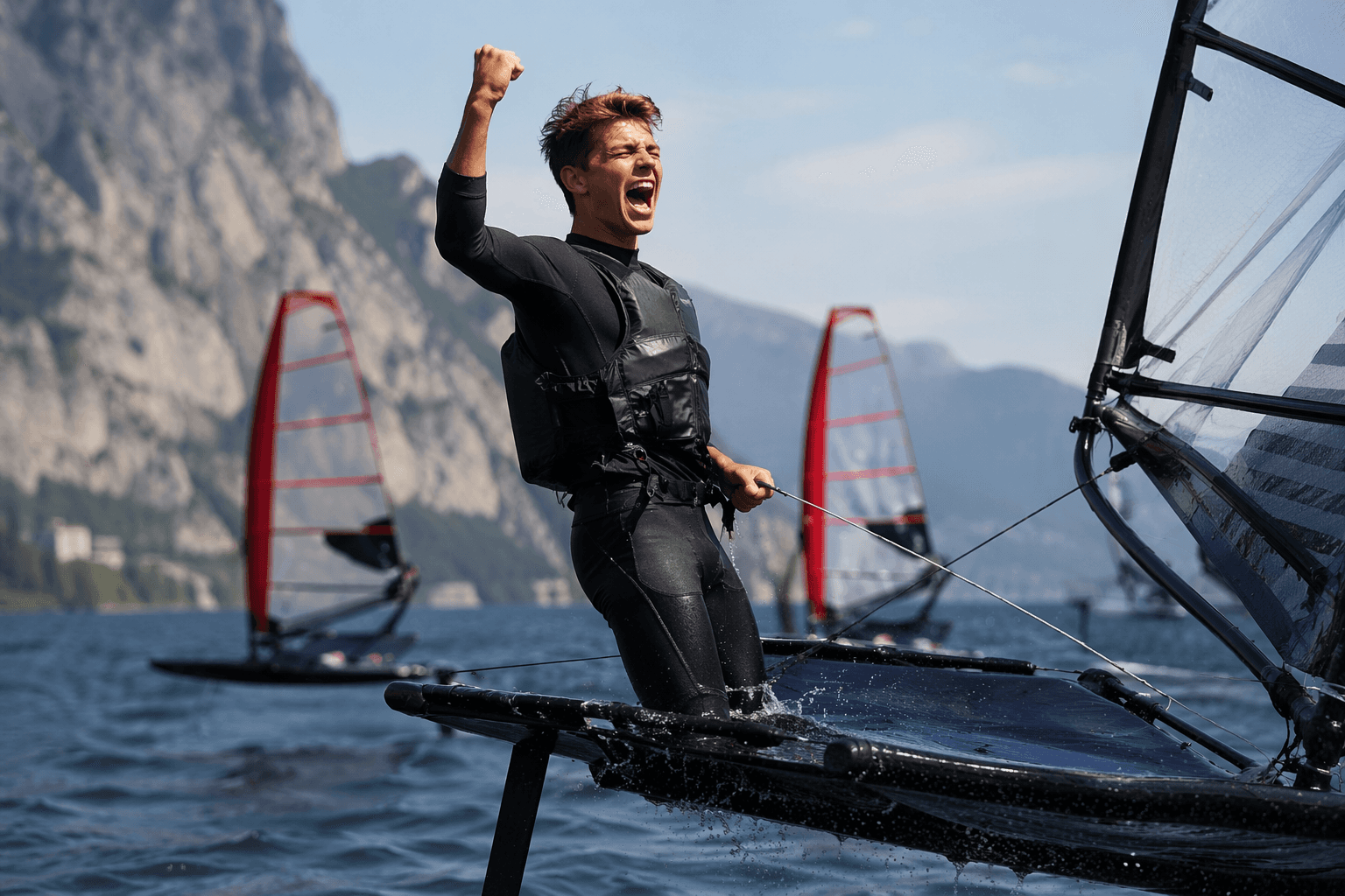 Foiling Week 2026 opens racing phase in Malcesine, Lake Garda