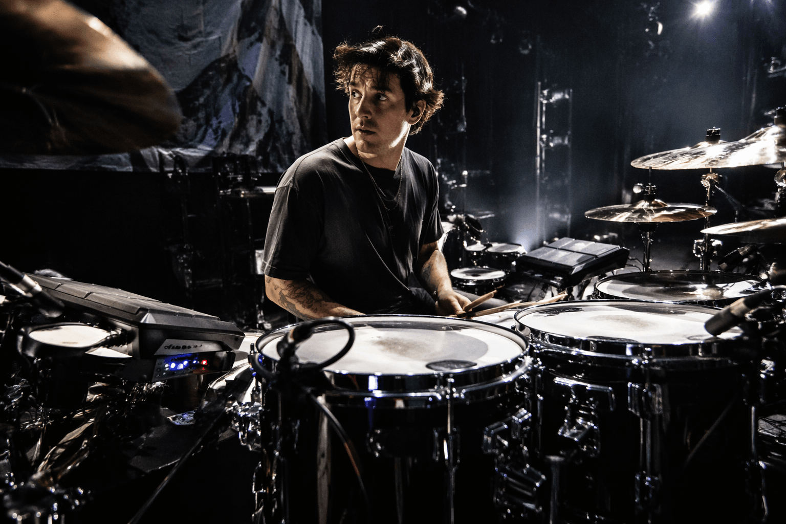 Ben Sharp's touring kit shows the rise of hybrid drum rigs