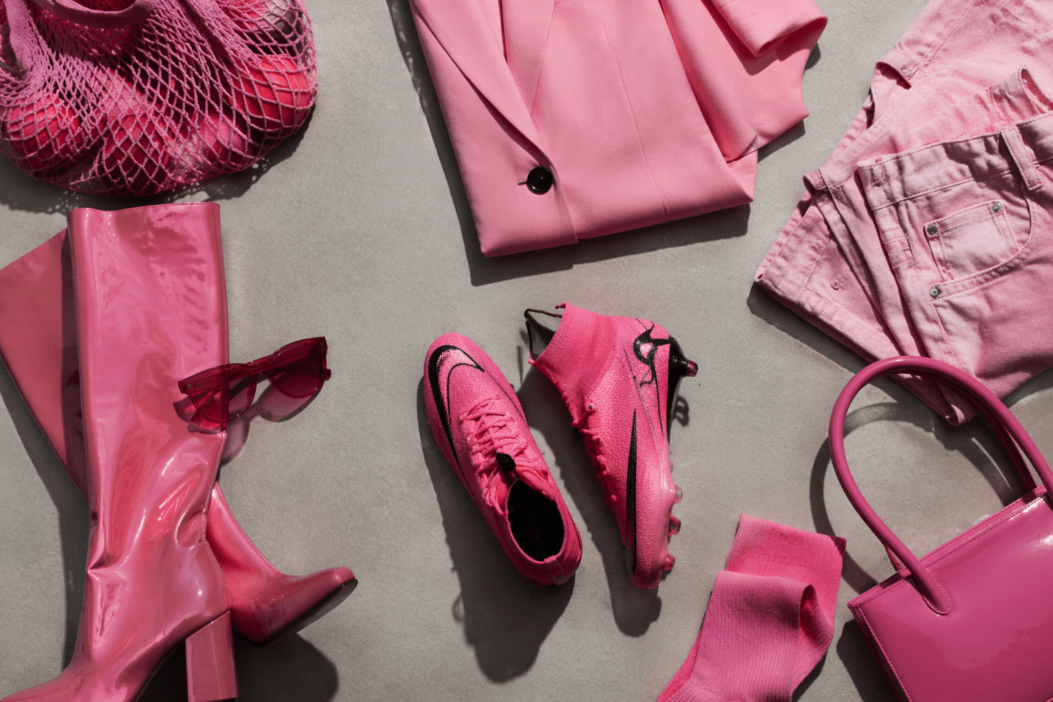Pink boots and fuchsia take over World Cup style cues