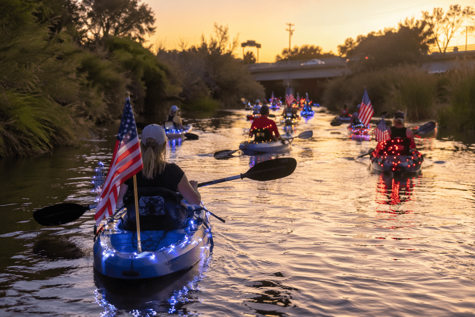 Del Rio launches first kayak parade for Fourth of July celebration
