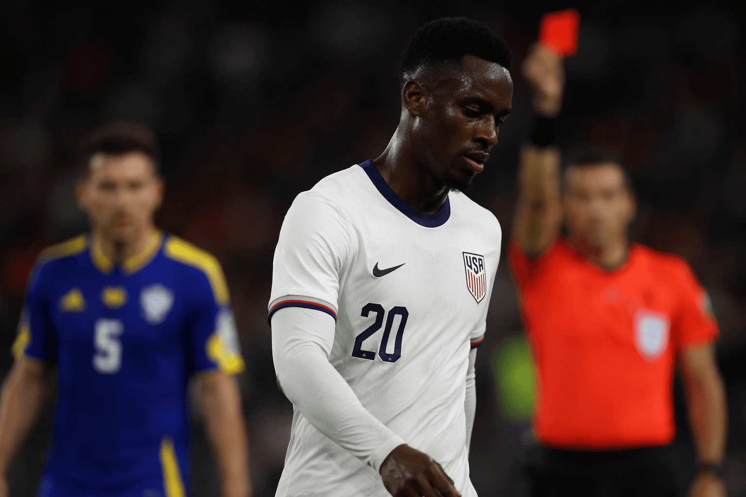 United States beats Bosnia, but loses Balogun for Belgium clash