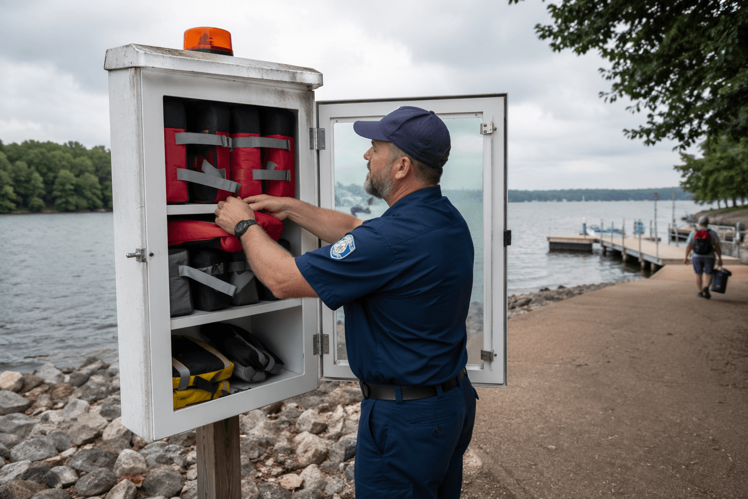 Lake Lanier life-jacket stations restocked as North Forsyth bakery opens