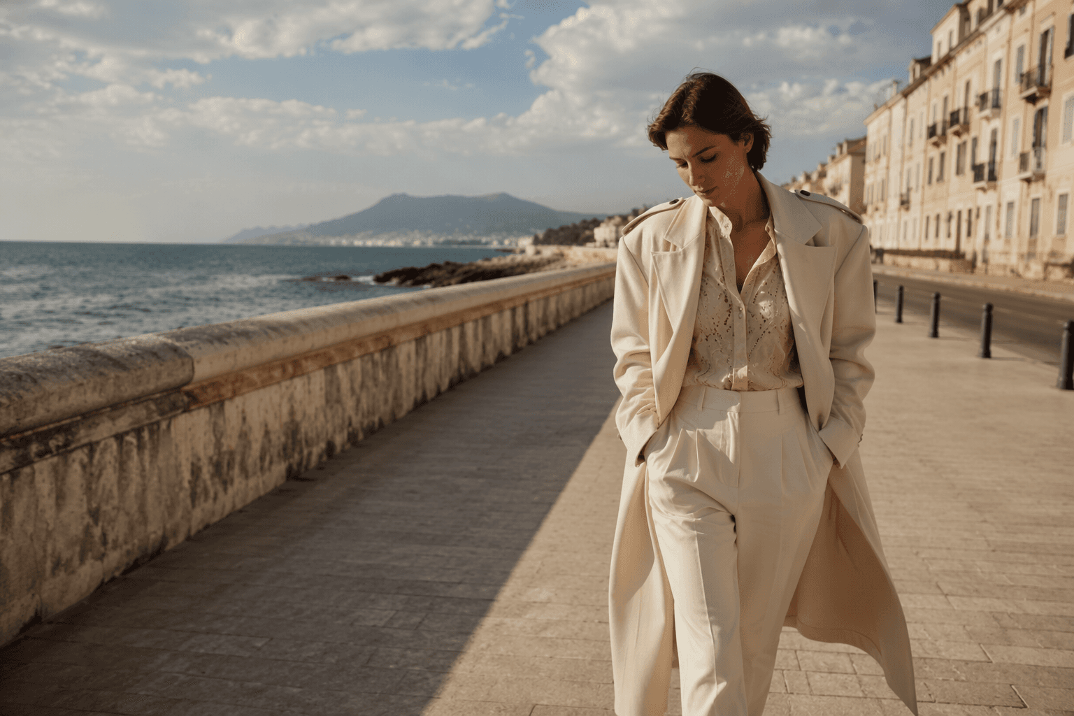 Isabel Marant sharpens coastal grandmother ease with urban polish
