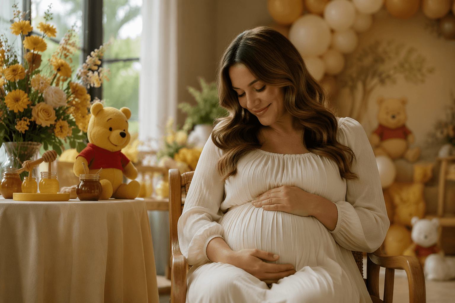 Winnie the Pooh baby shower ideas create a warm welcome experience