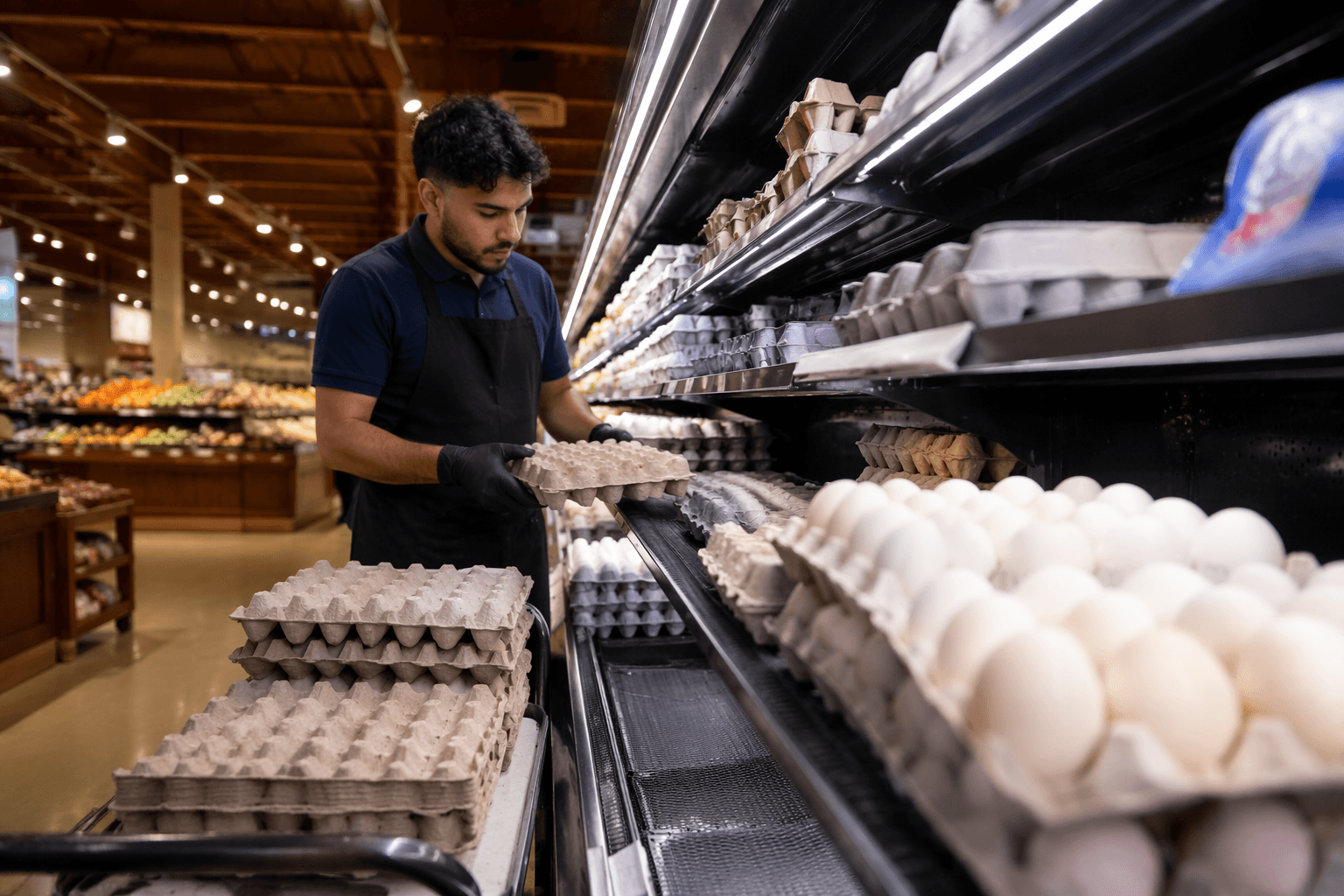 Justice Department targets egg price manipulation, a grocery workers issue