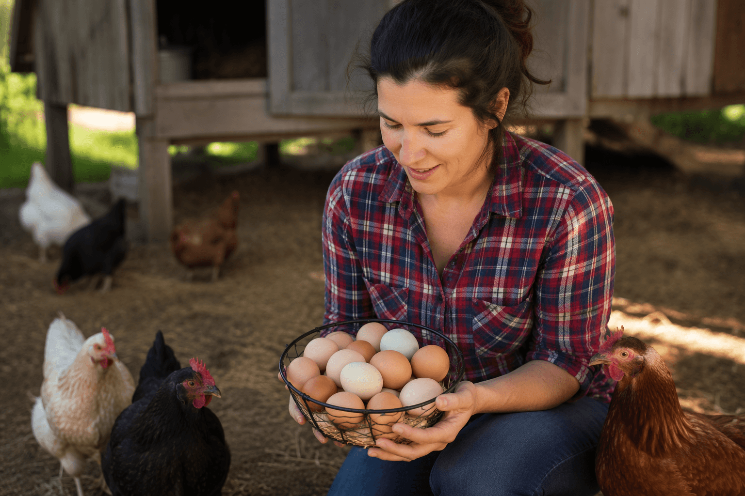 How many chickens should you start with for fresh eggs?