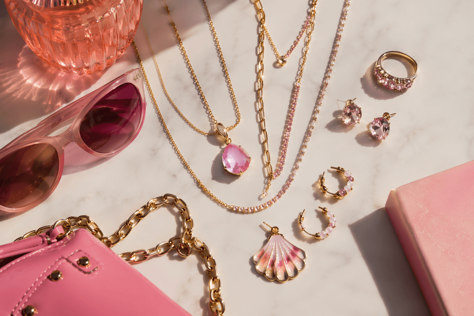 Elle Woods inspires playful pink jewelry for summer layering