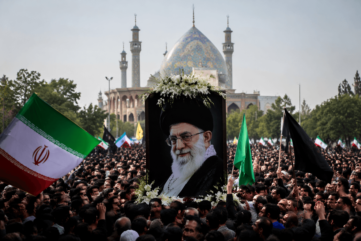Iran warns US and Israel against strike as Khamenei funeral nears
