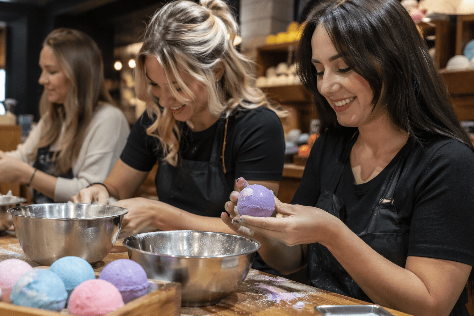 RICS Bristol turns bath bomb making into networking event at Lush