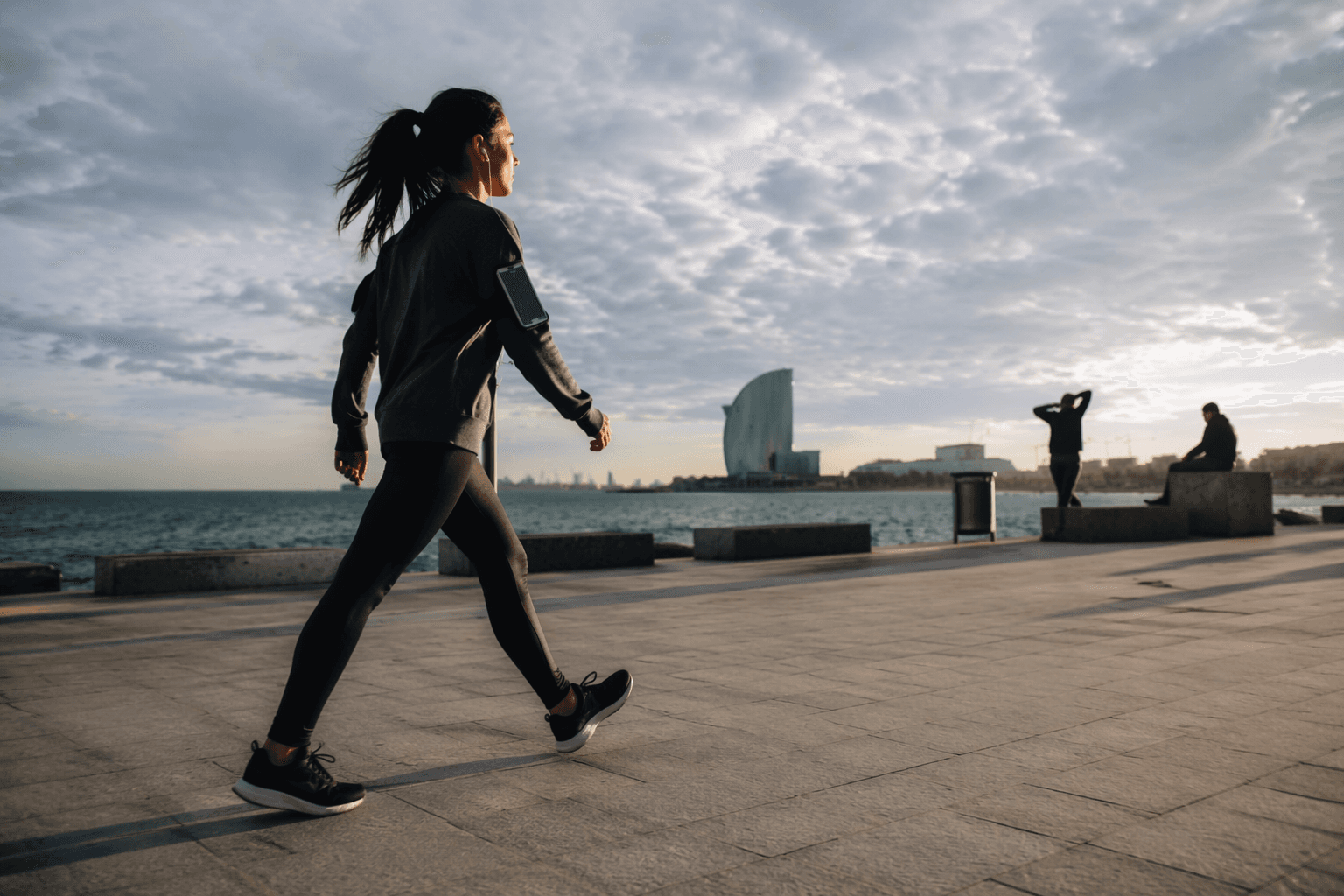 Barcelona fitness is walking-first, with swimming and strength training next
