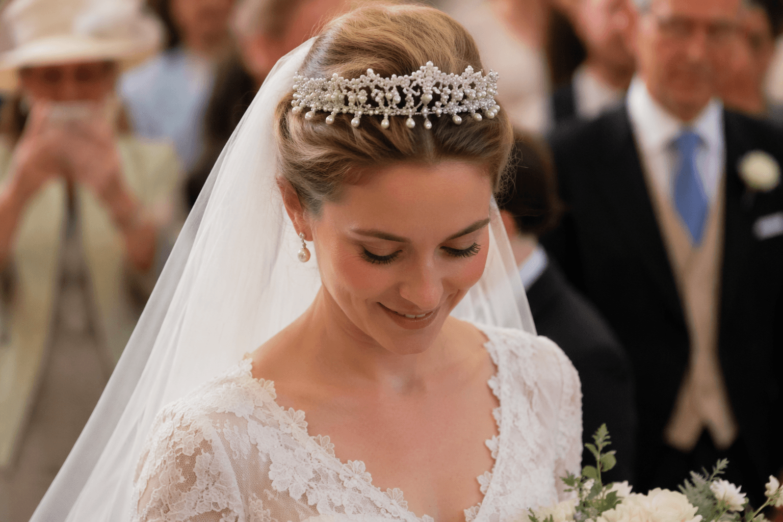 Lady Marina Windsor wears Duchess of Kent’s heirloom tiara for wedding