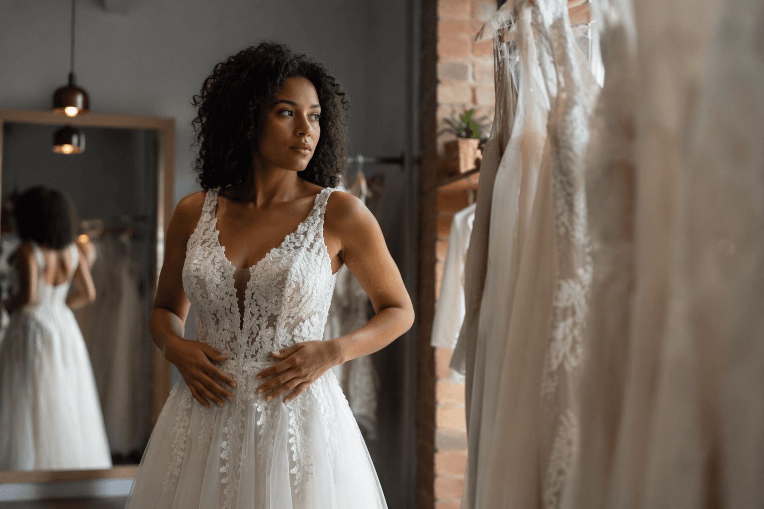 What matters most when choosing a wedding dress, beyond trends