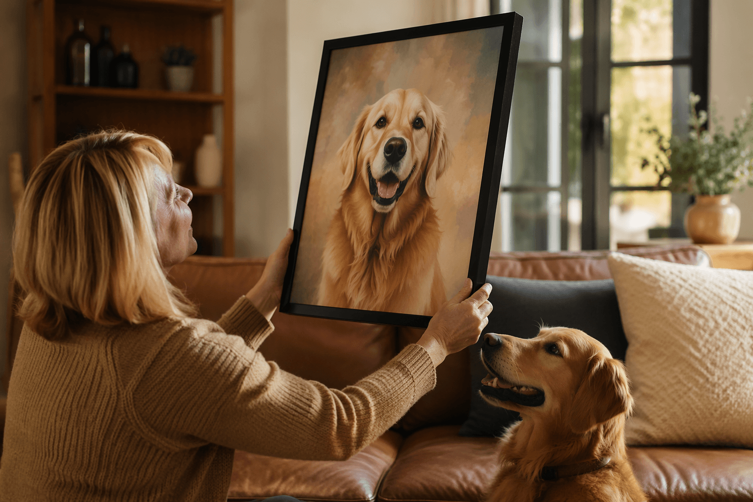 Canvaspop pet portraits offer ready-to-hang personalized gifts for pet lovers