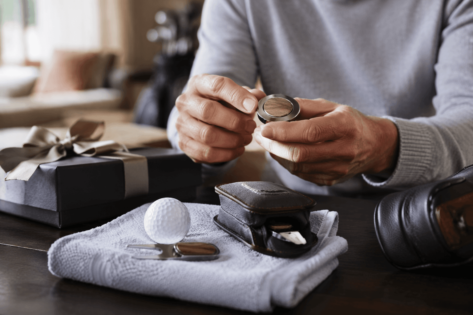 Personalized golf accessories make practical gifts for golfers