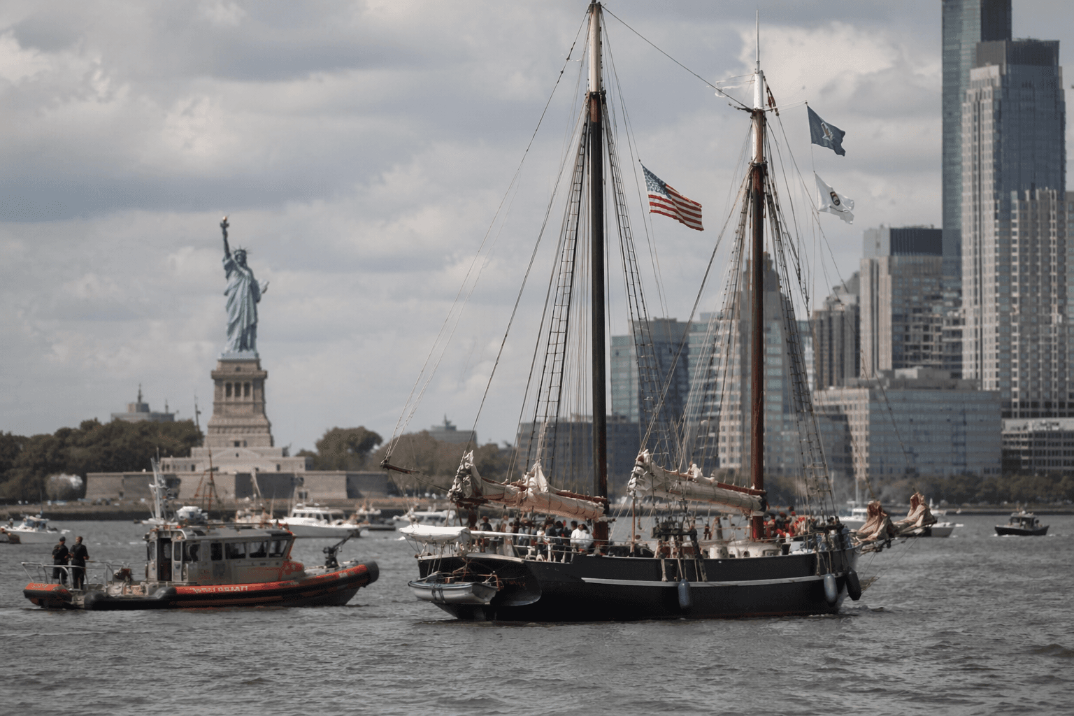 Coast Guard removes Clearwater ship from New York Harbor parade over banners