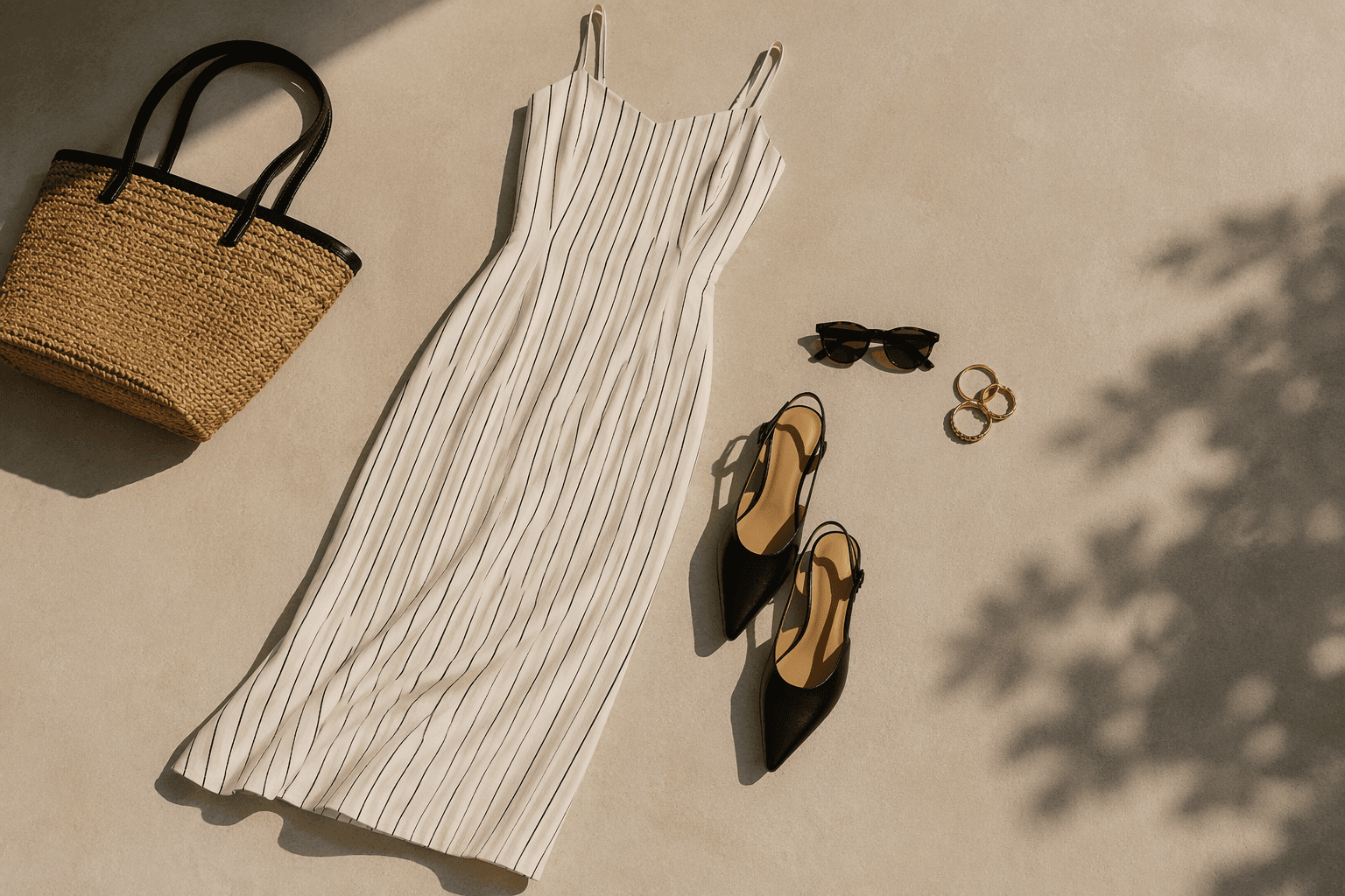 Why petite dresses look better with structured shoes this summer