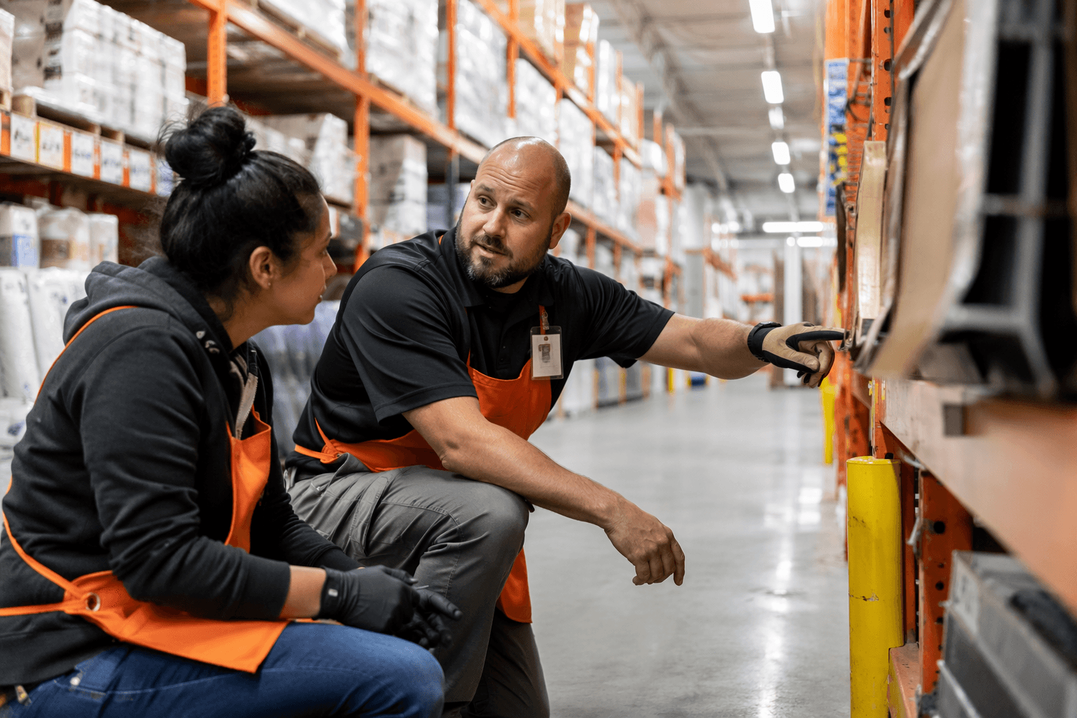 Home Depot job listings frame safety as a daily responsibility