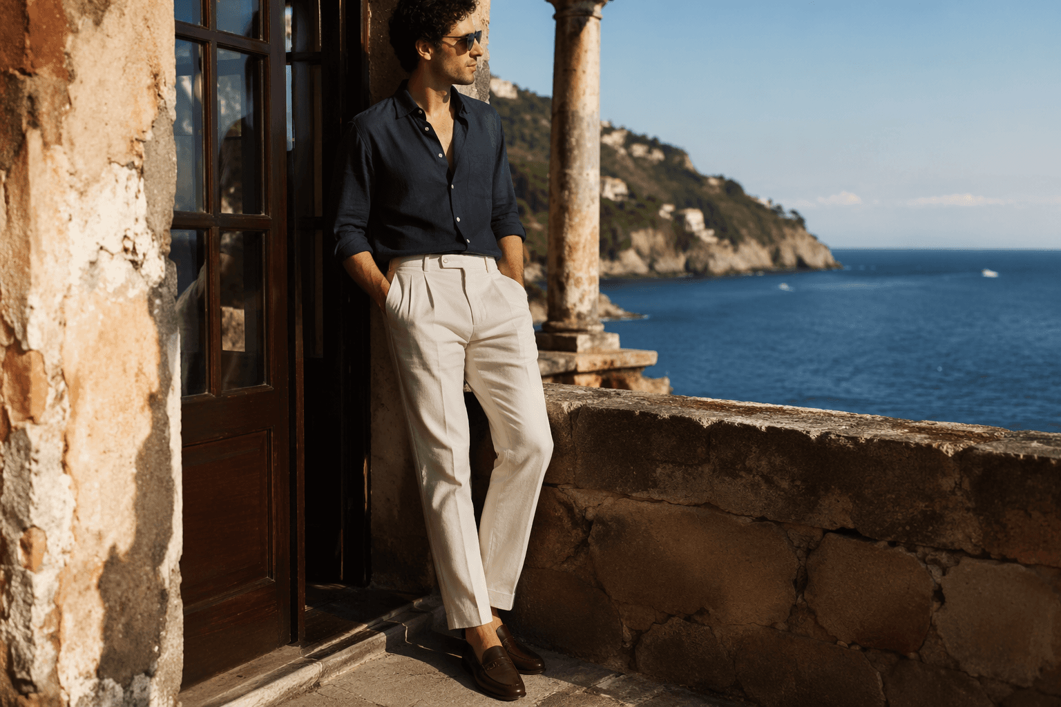 Cotton trousers become summer's preppier alternative to linen shorts