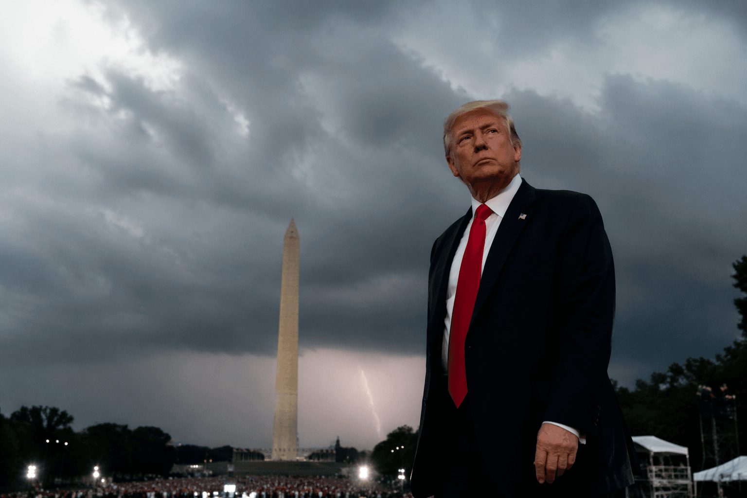 Trump overruled Mall celebration cancellation amid heat and storm evacuations