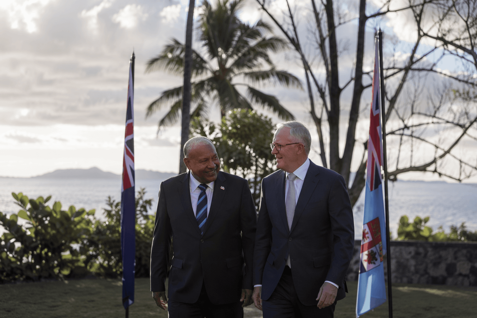 Australia and Fiji sign first mutual defense pact in South Pacific