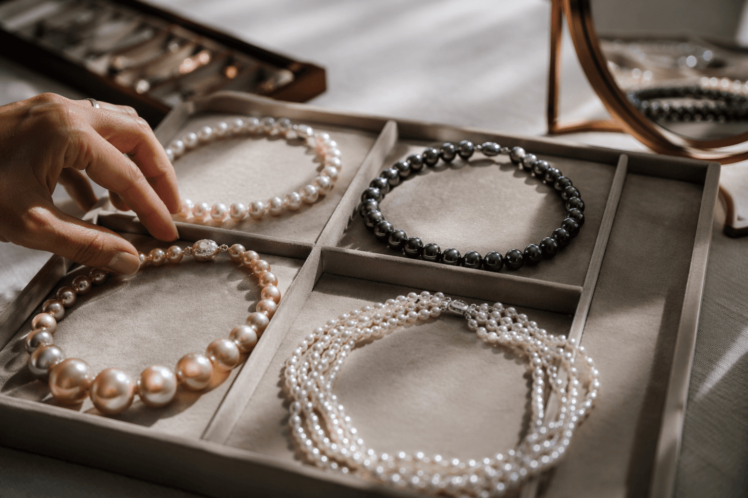 How to choose Akoya, Tahitian, South Sea and freshwater pearls