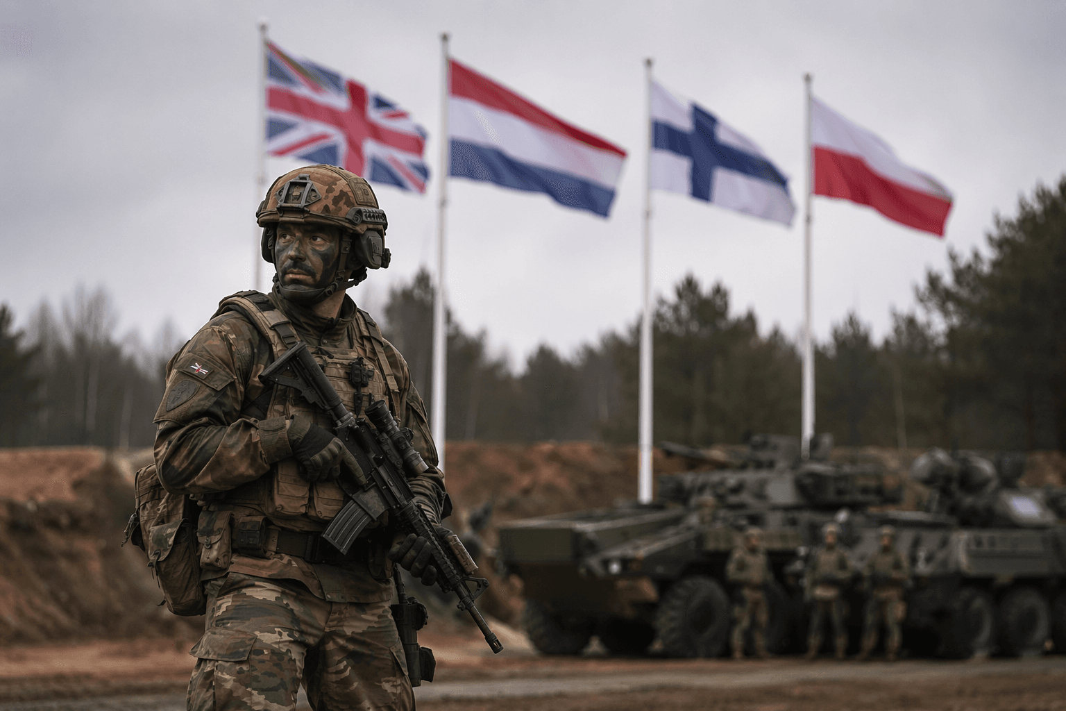 Britain, Netherlands, Finland and Poland advance new defence pact by 2027