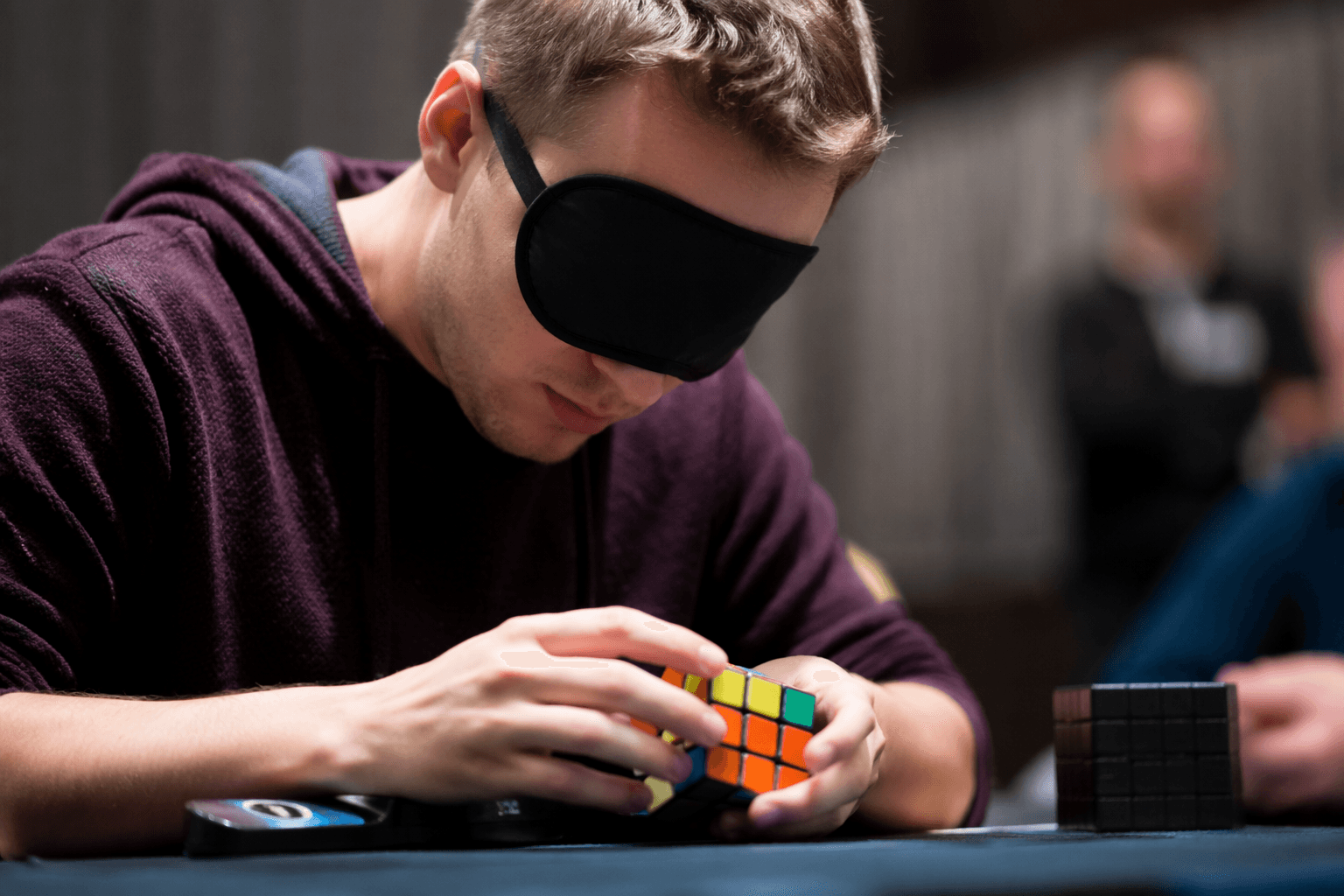 Graham Siggins reclaims 3x3 multi-blind world record with 63/65