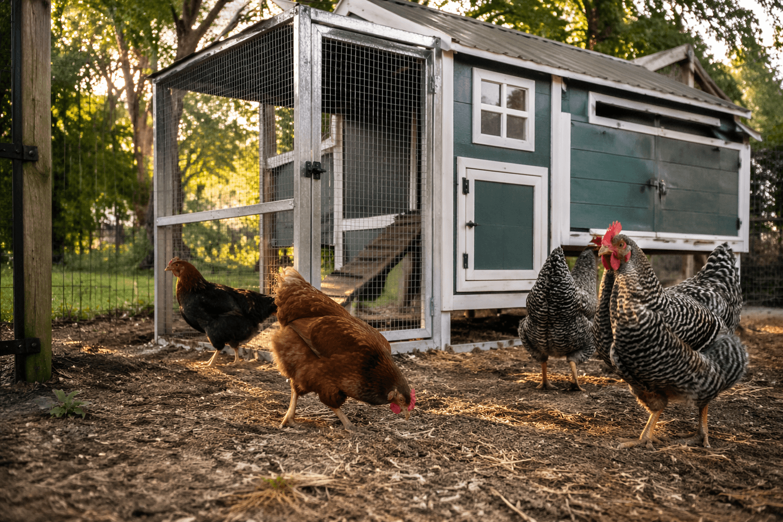 Best chicken coops for predator protection and easier cleaning