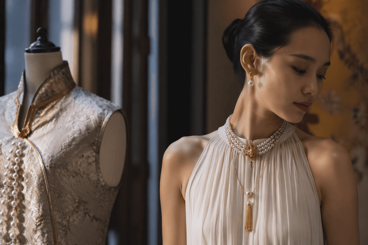Chow Tai Fook’s Shanghai launch spotlights Chinese couture in pearls