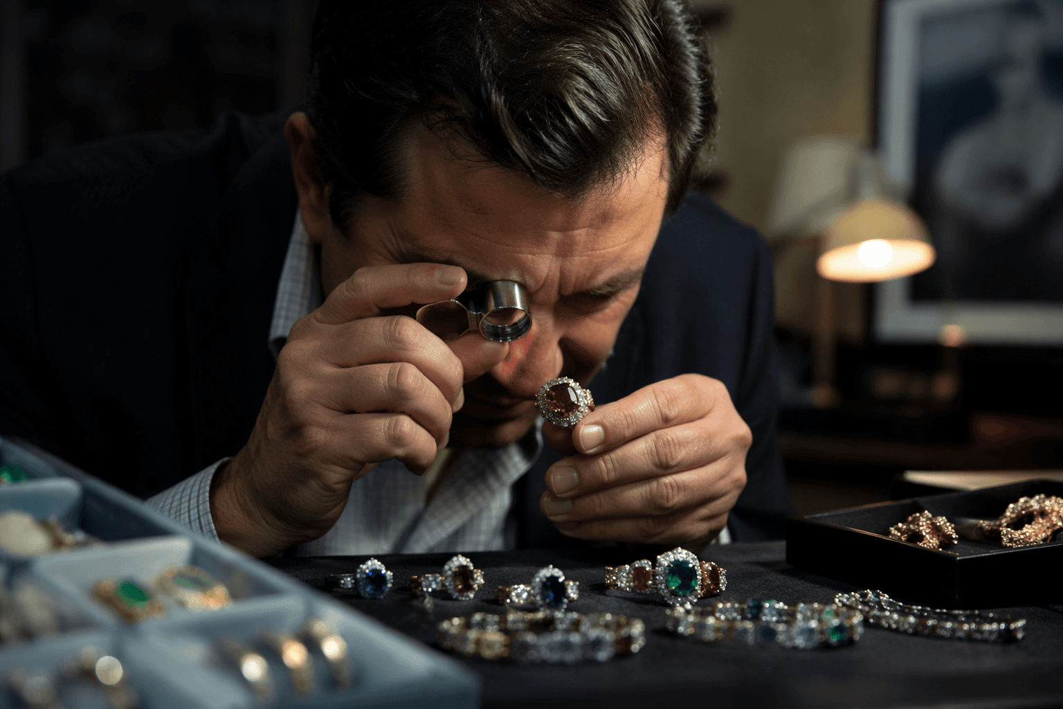 Vintage jewelry gains value as dealers mine rare colored stones
