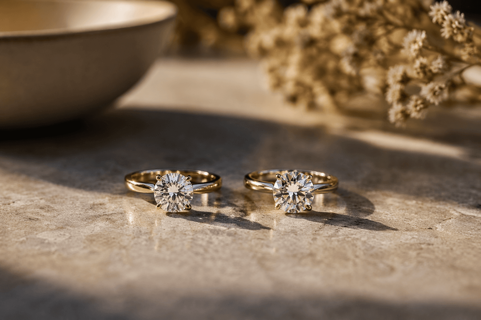 Moissanite vs diamond, key differences in sparkle, hardness and value