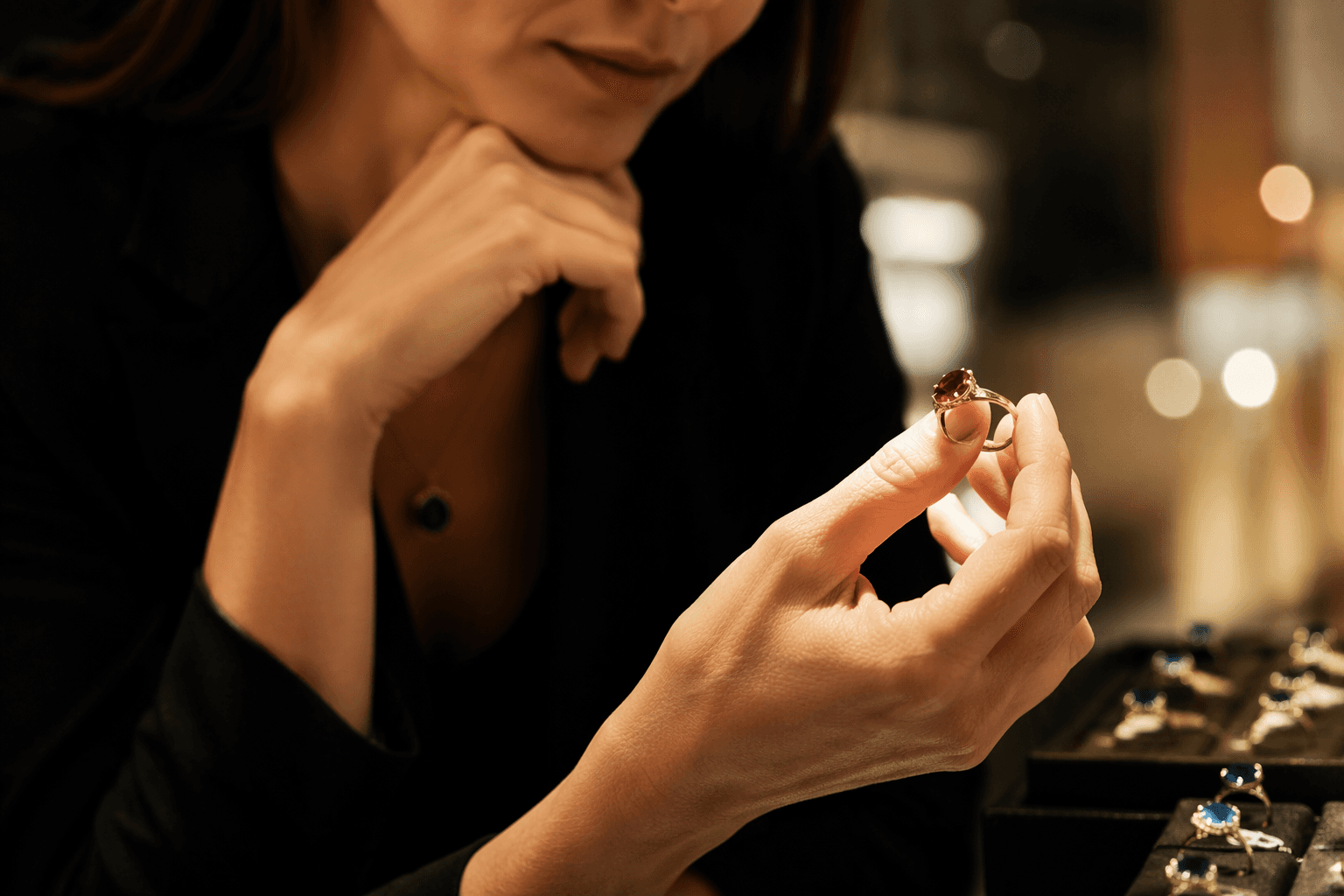 Birthstone and anniversary gems overlap in jewelry gift guides