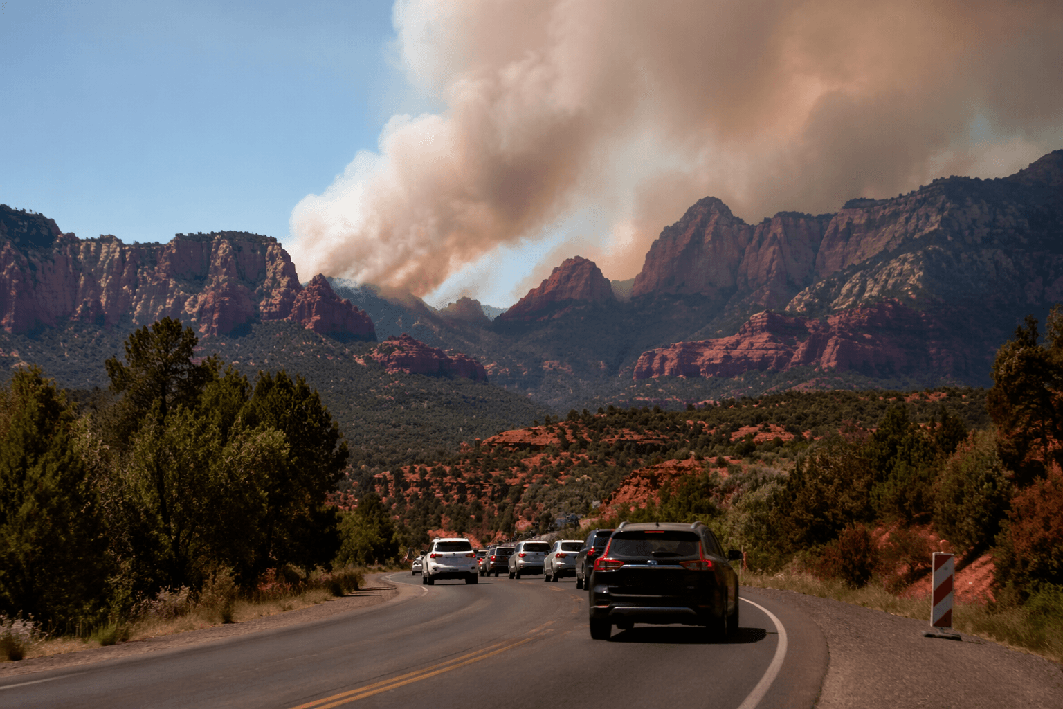 Pocket Fire cuts Sedona tourism during peak holiday weekend