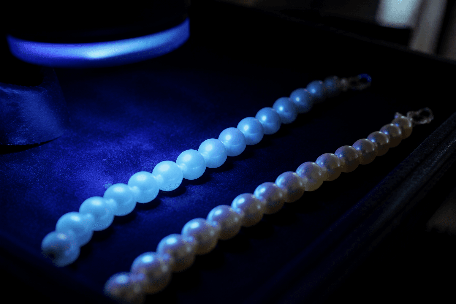 How pearl whitening treatments make gems look brighter and whiter