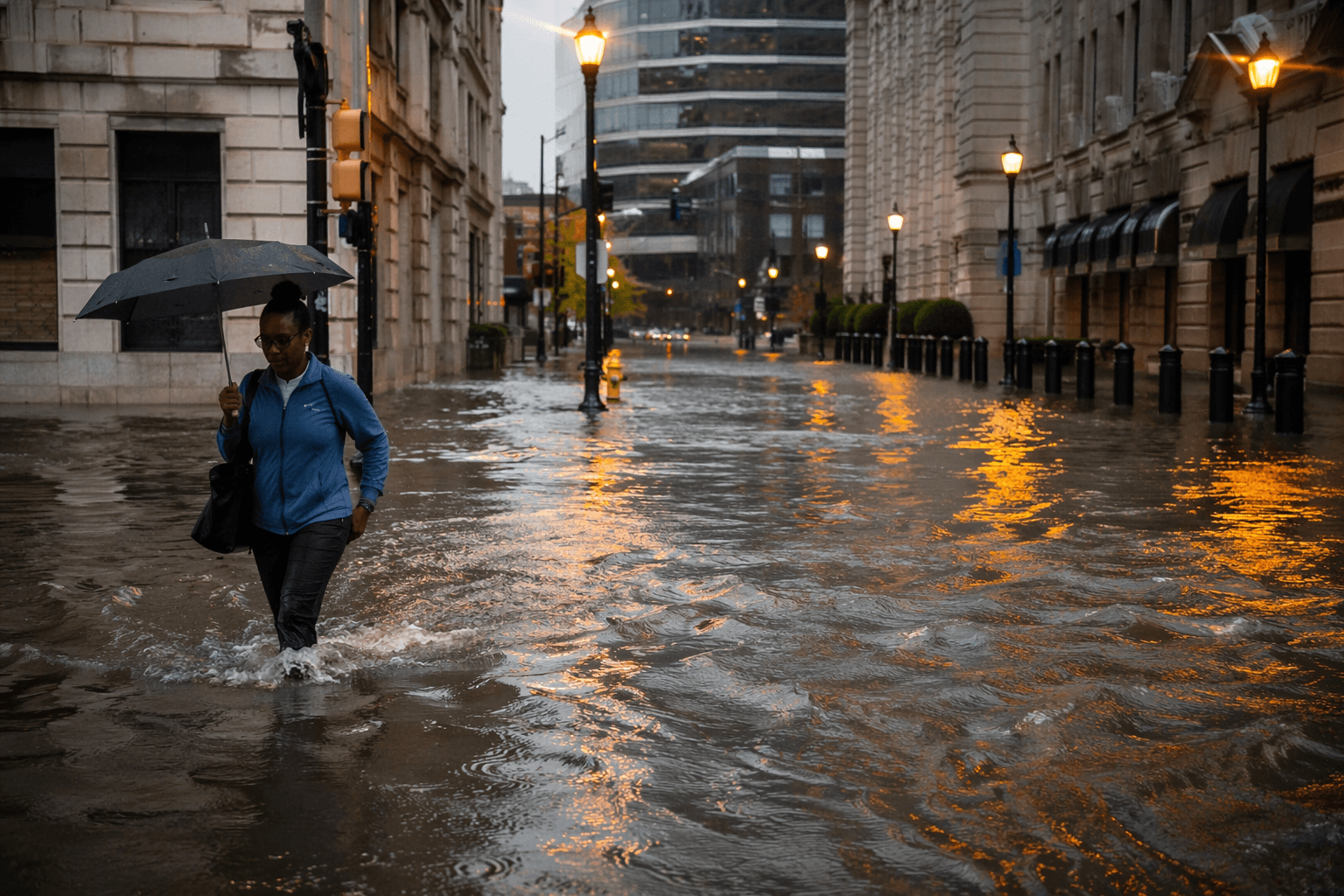 Flooding closes Baltimore City Health Department headquarters downtown
