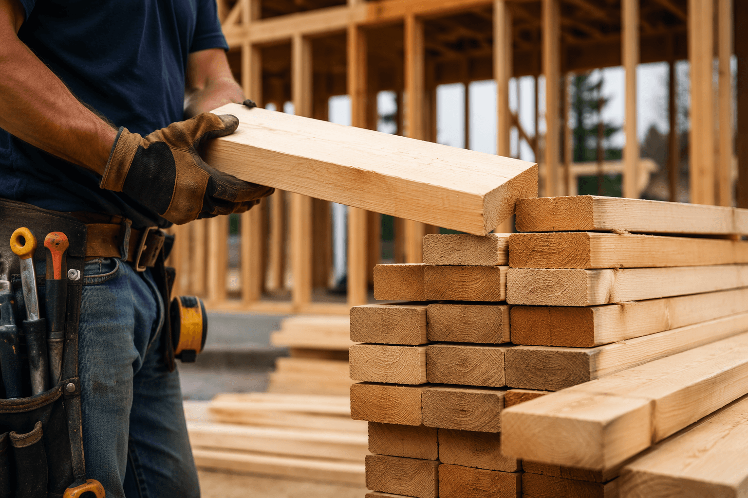 Framing lumber prices rise to highest level since August 2025