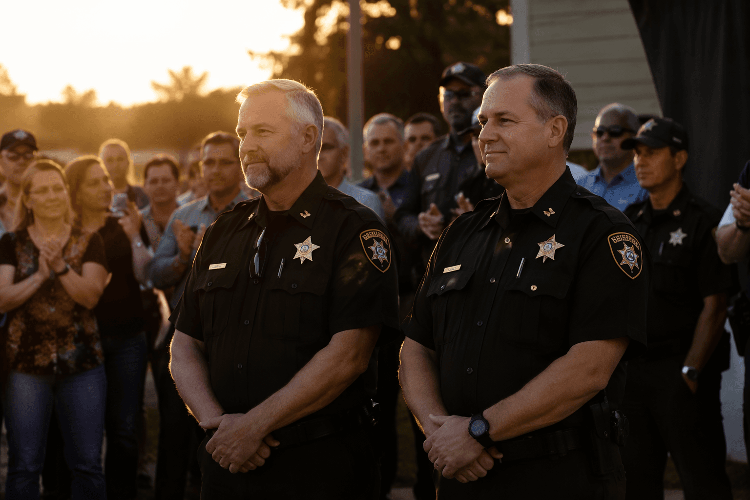 Lafayette County honors retiring sheriff's leaders after decades of service