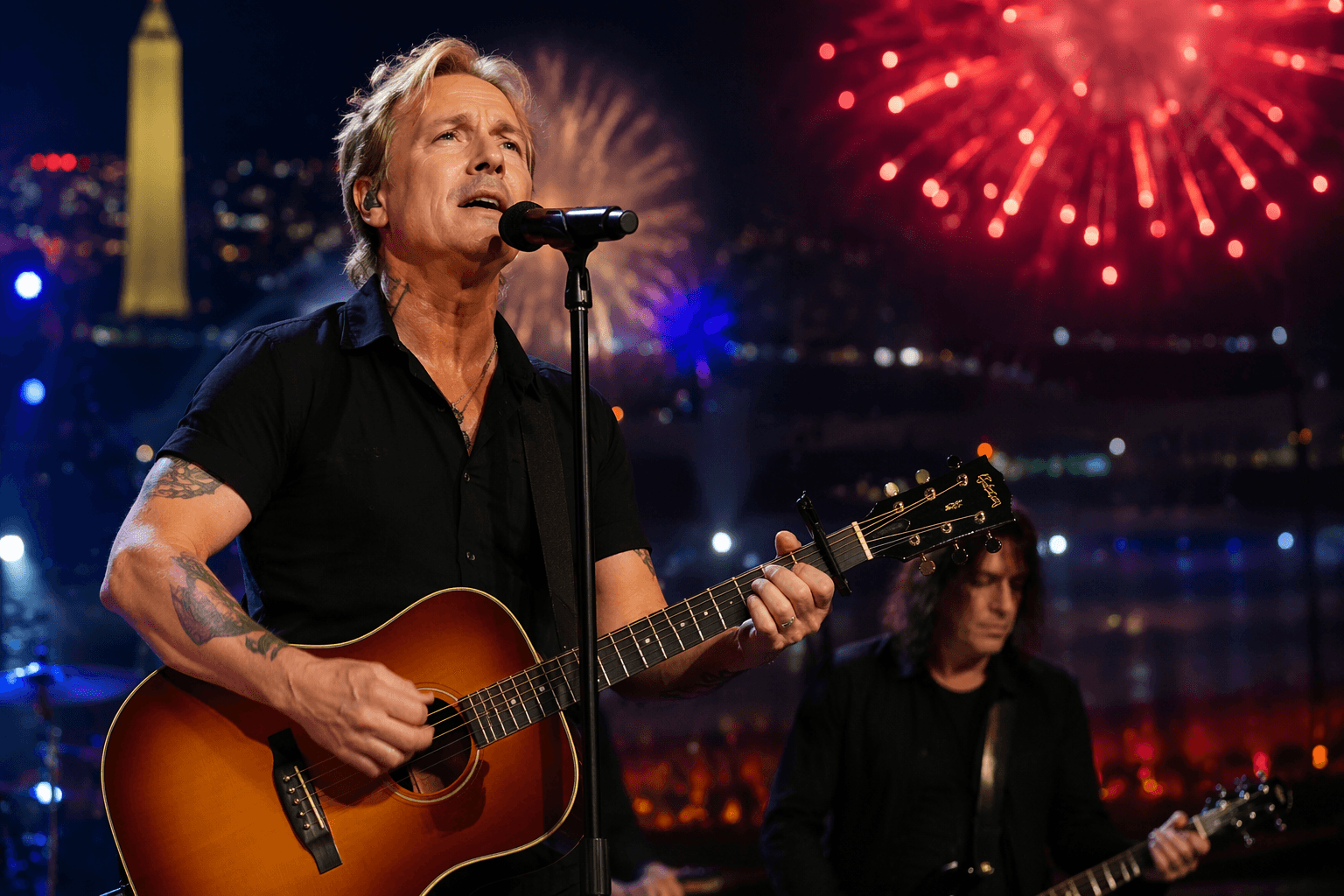 Goo Goo Dolls perform Slide as America marks 250 years of independence