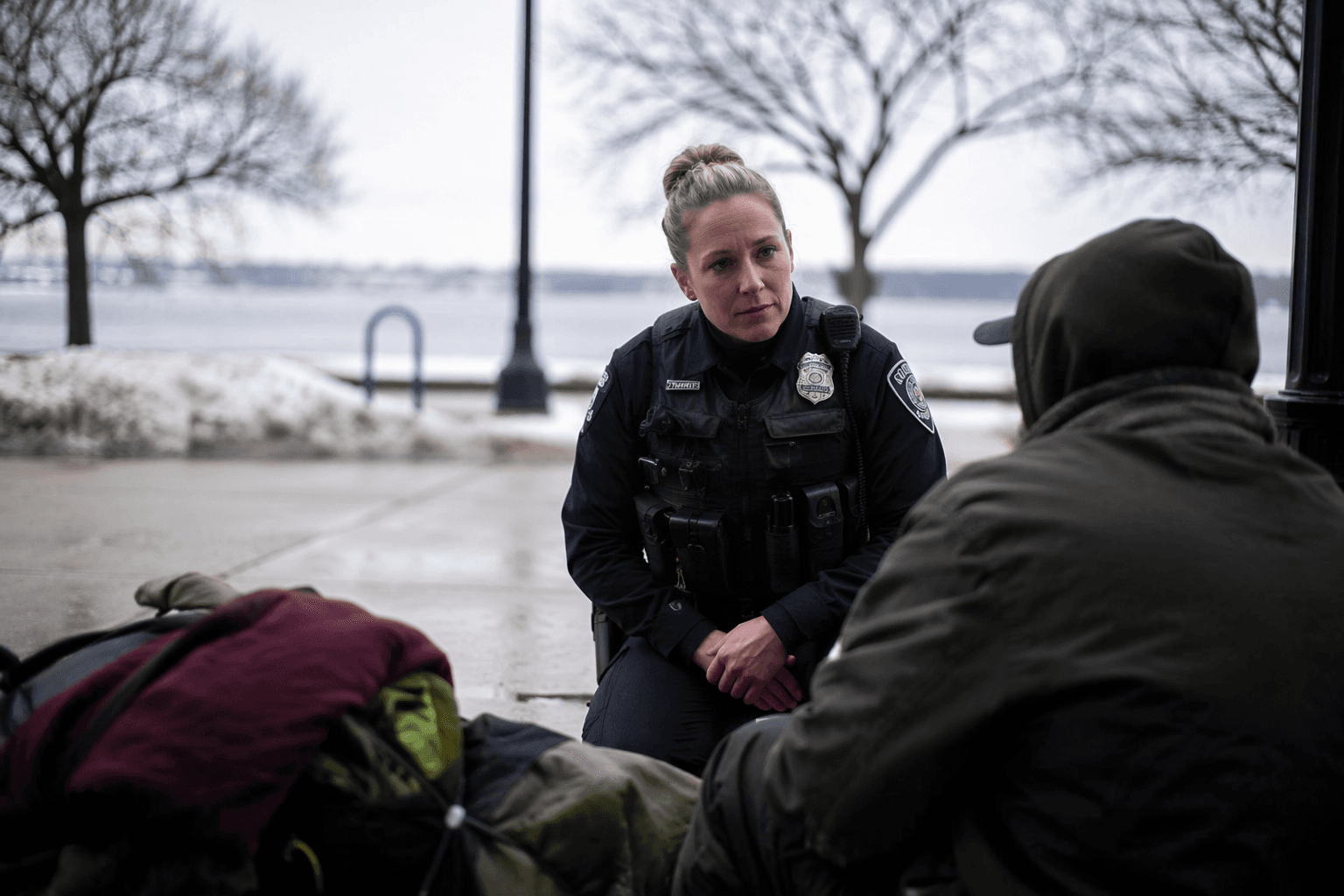 Traverse City officer honored for homeless outreach and mental health work