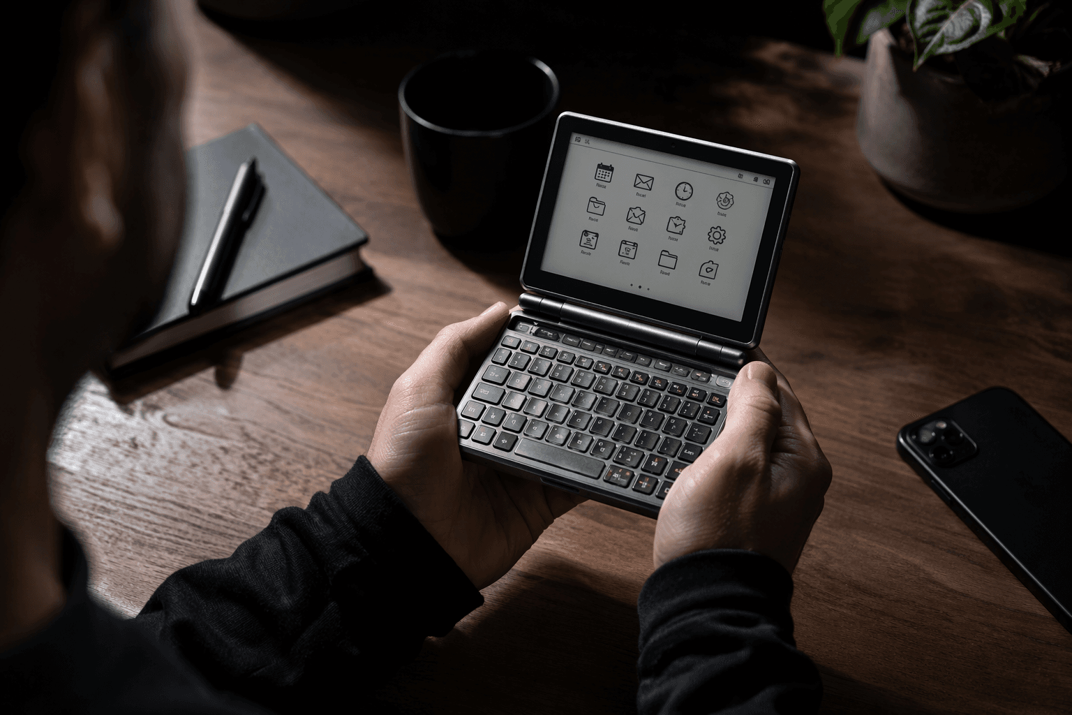 PocketMage revives the Palm Pilot era with dual-screen clamshell PDA