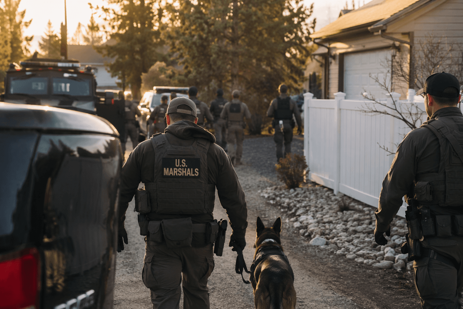 Task force arrest four in Post Falls during fugitive search