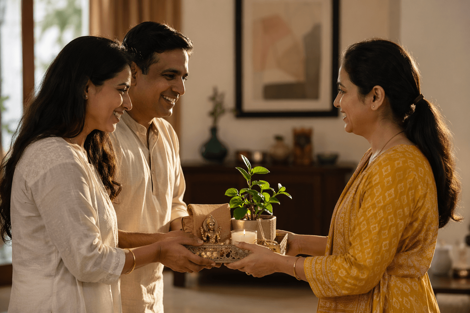 Best housewarming gifts for Griha Pravesh, from idols to lucky plants
