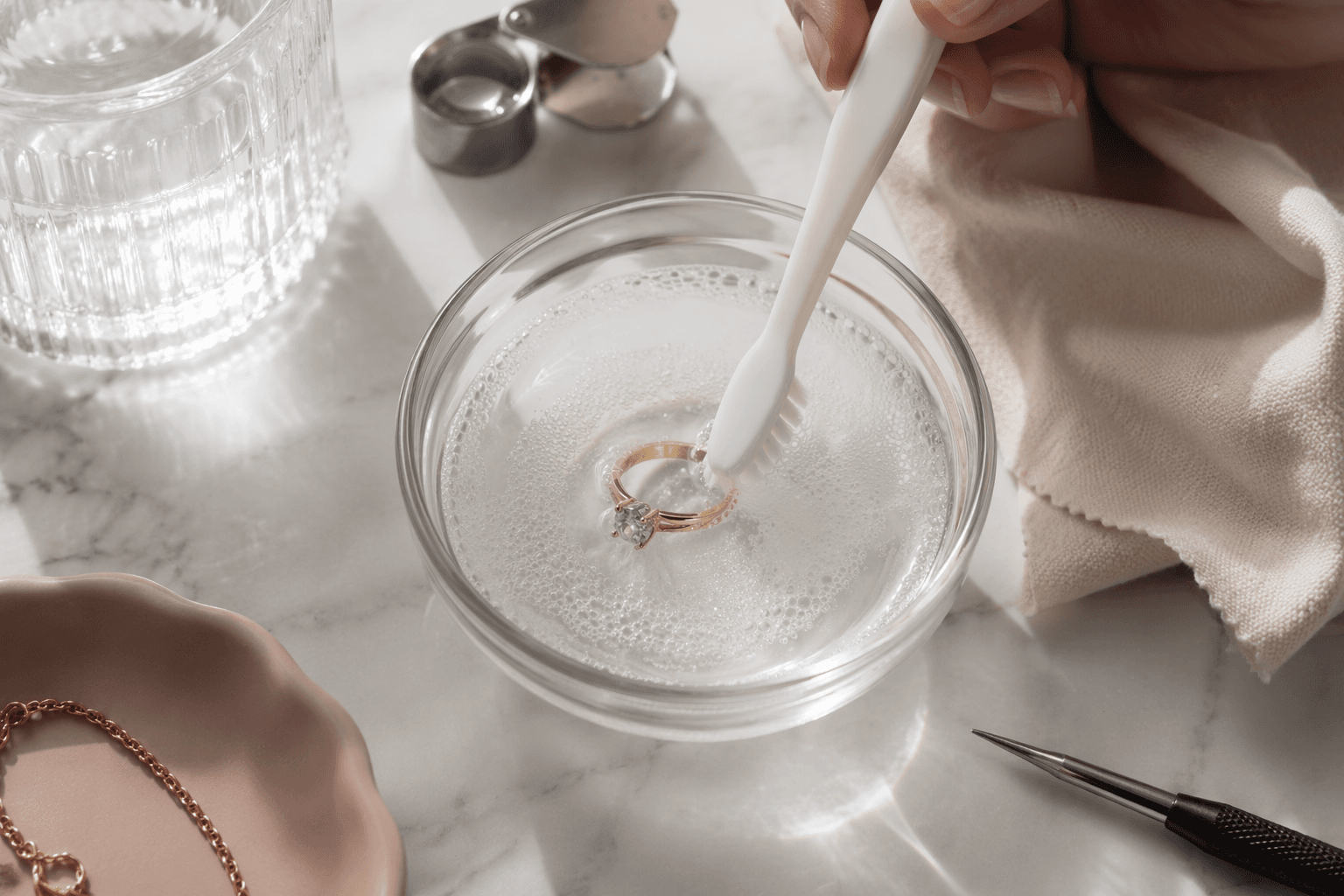How to care for your engagement ring and keep it sparkling