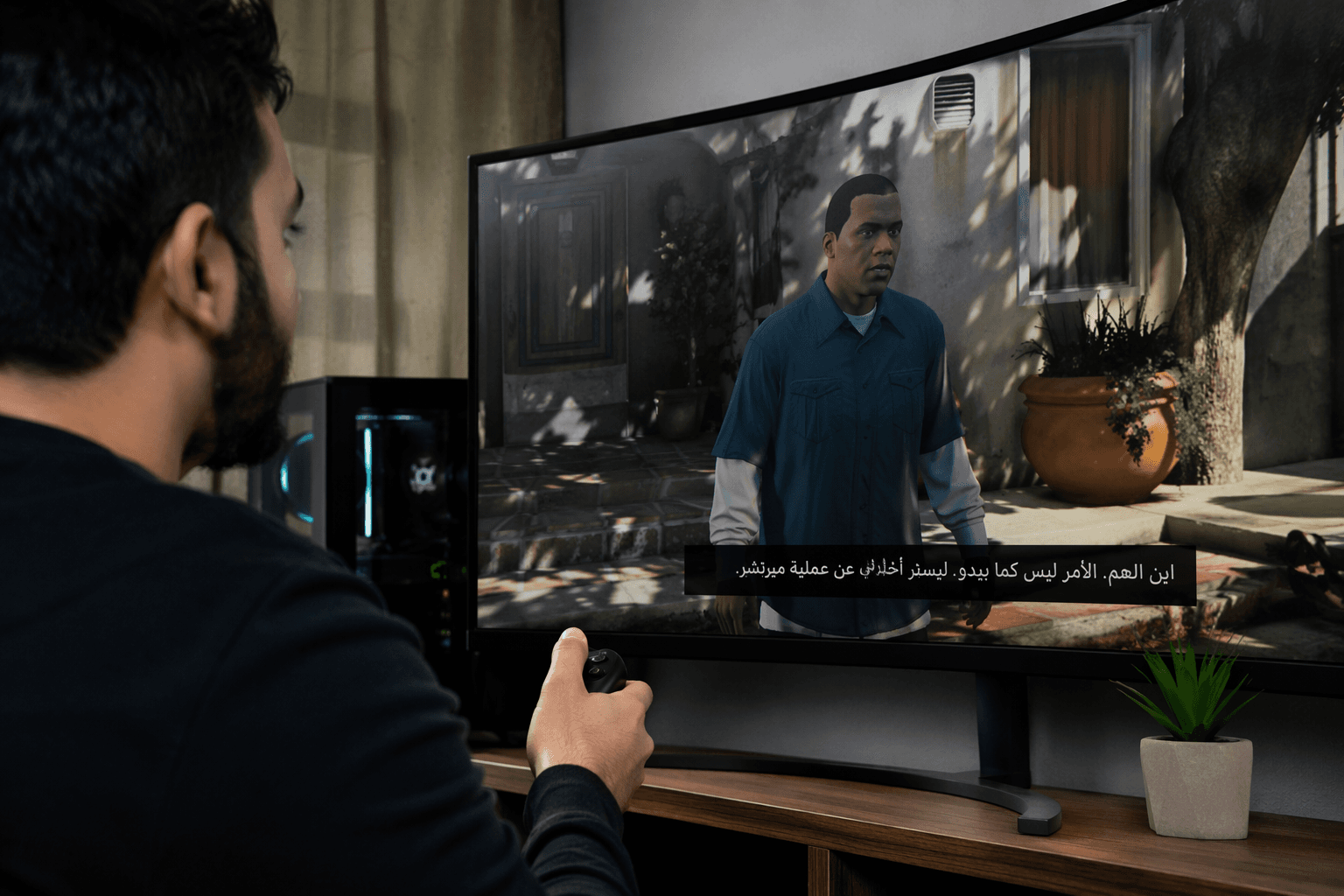 GTA V Enhanced mod adds complete Arabic translation for Story Mode
