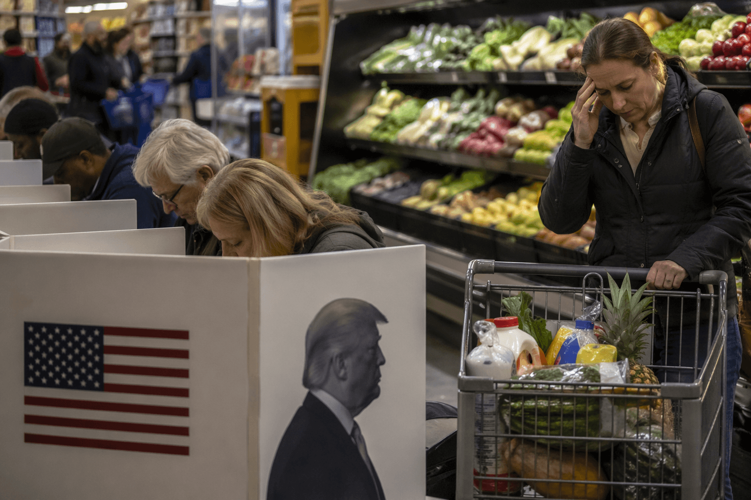 Trump pressures election rules and grocery prices ahead of midterms