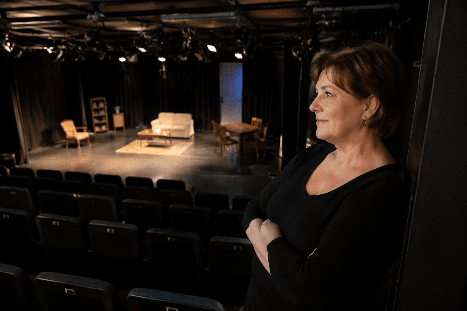 Alamance County woman turns garage into a small theater stage