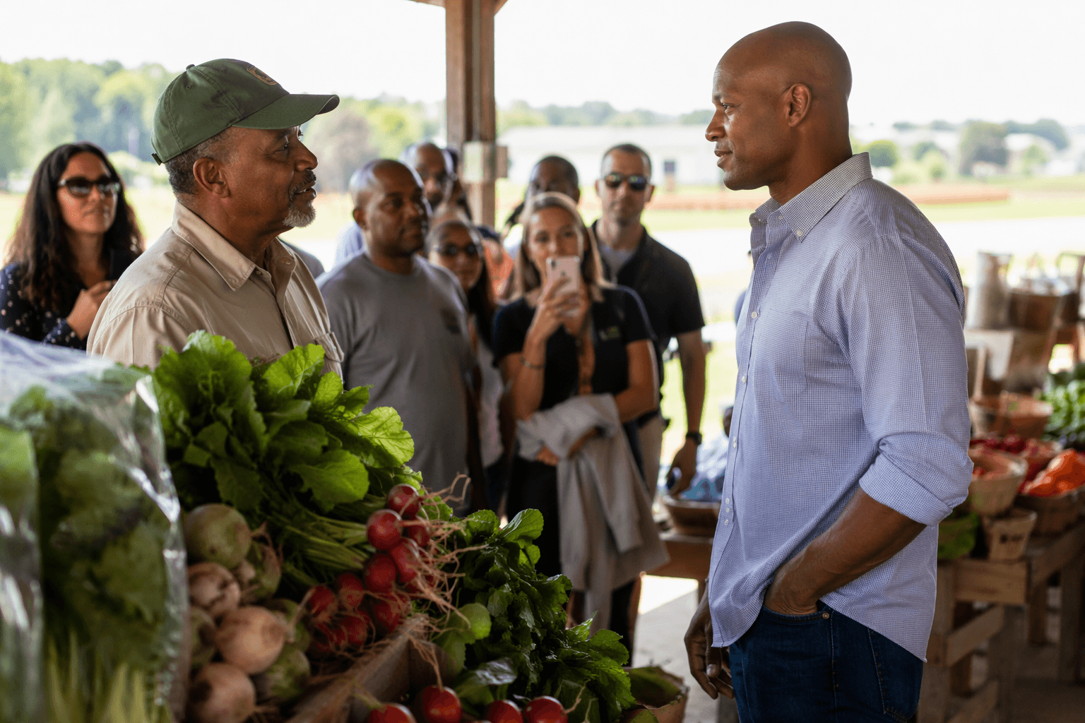 Wes Moore visits Miller Farms, highlighting Prince George's agriculture